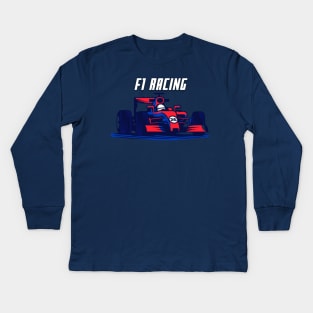 F1 RACING Kids Long Sleeve T-Shirt